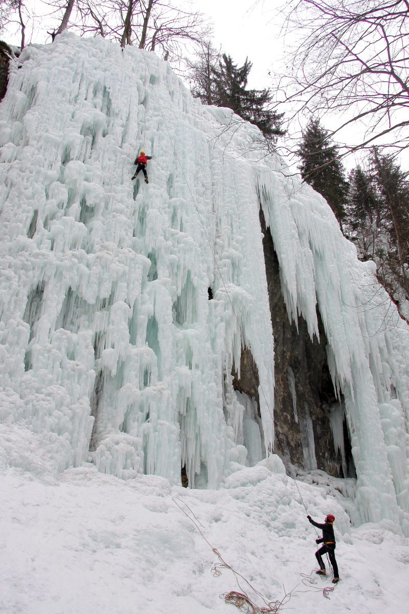 Jégfalmászás - Foto Arhiv LTO Kranjska Gora
