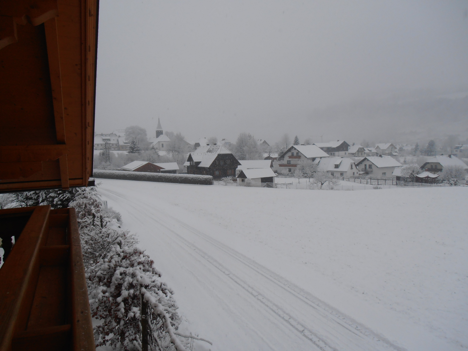 péntek reggelre megérkezett a hó
