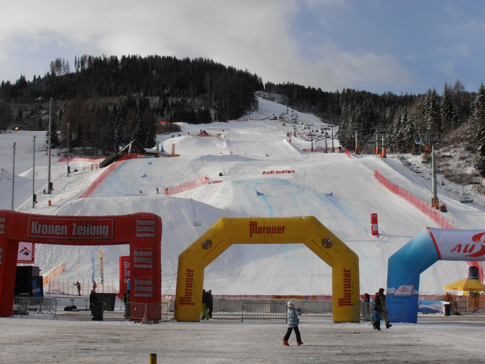 a ski-cross pályája