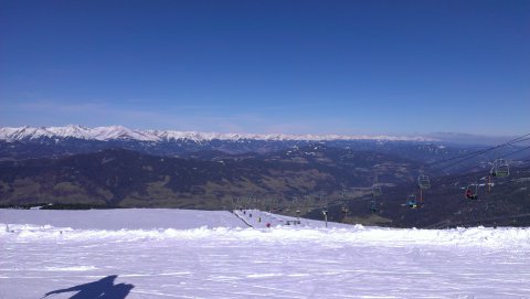 Kétülésés J felvonó vége