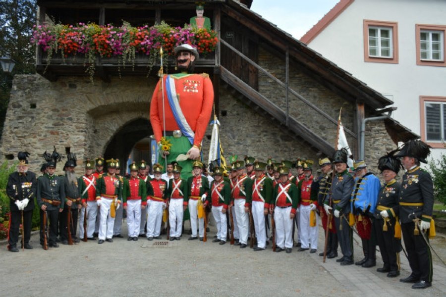 Sámson-felvonulás Murauban