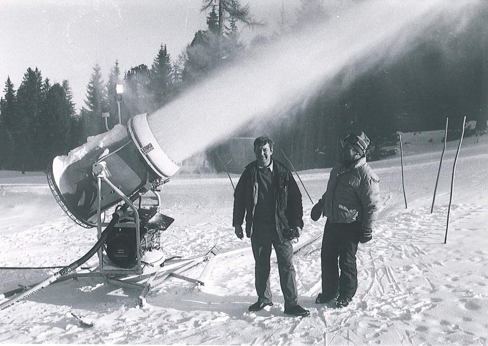 1988: az első hóágyú Kreischbergen
