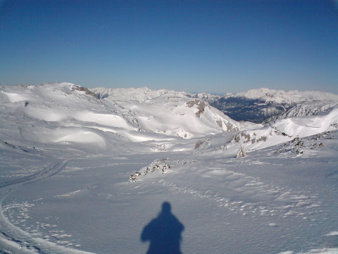Line 3, A kis húzós lift felső végétől kb. 500 m a gerincen