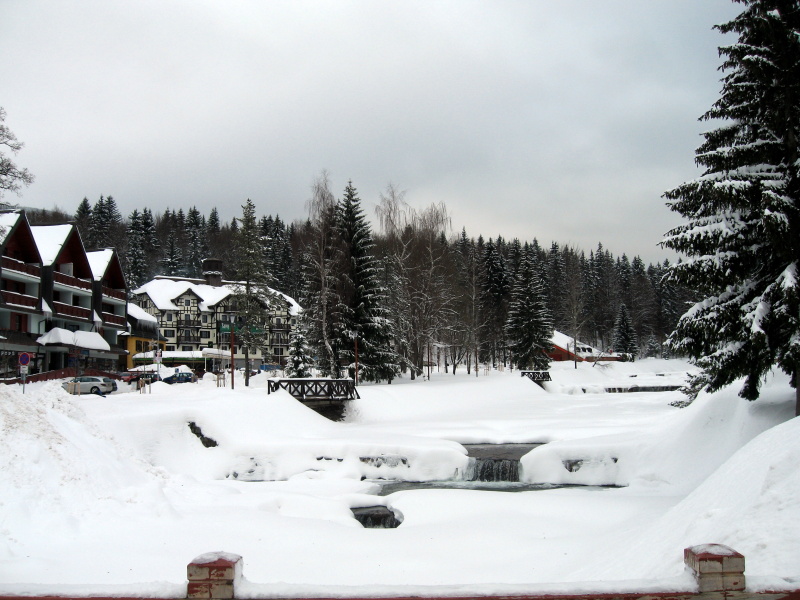 Špindlerův Mlýn sírégió, itt  találhatók Csehország talán legjobb pályái