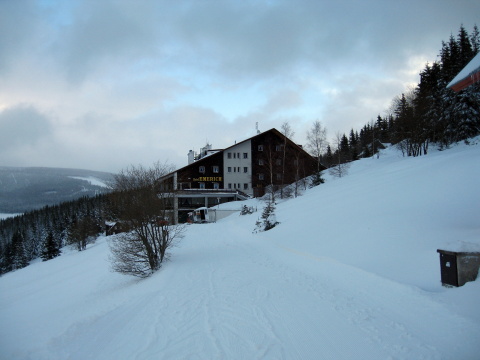 Hegyi szálló, ahol laktunk.