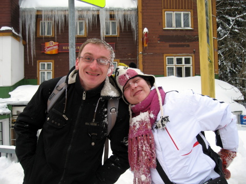 ...hócsata utáni örömpillanatok