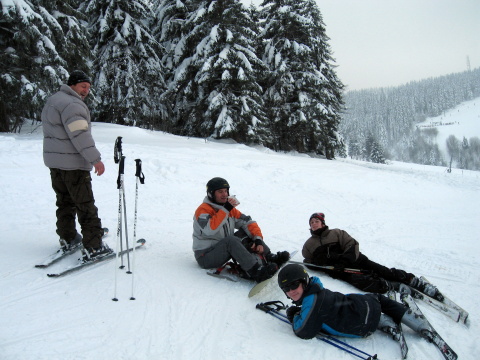 ... és az ösvény végén, elő a kisüstivel!
