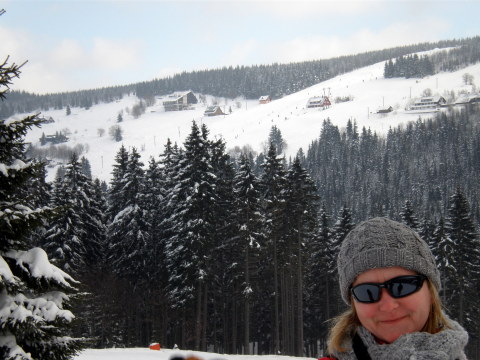 Javor a Zahrádky oldaláról Melindával.