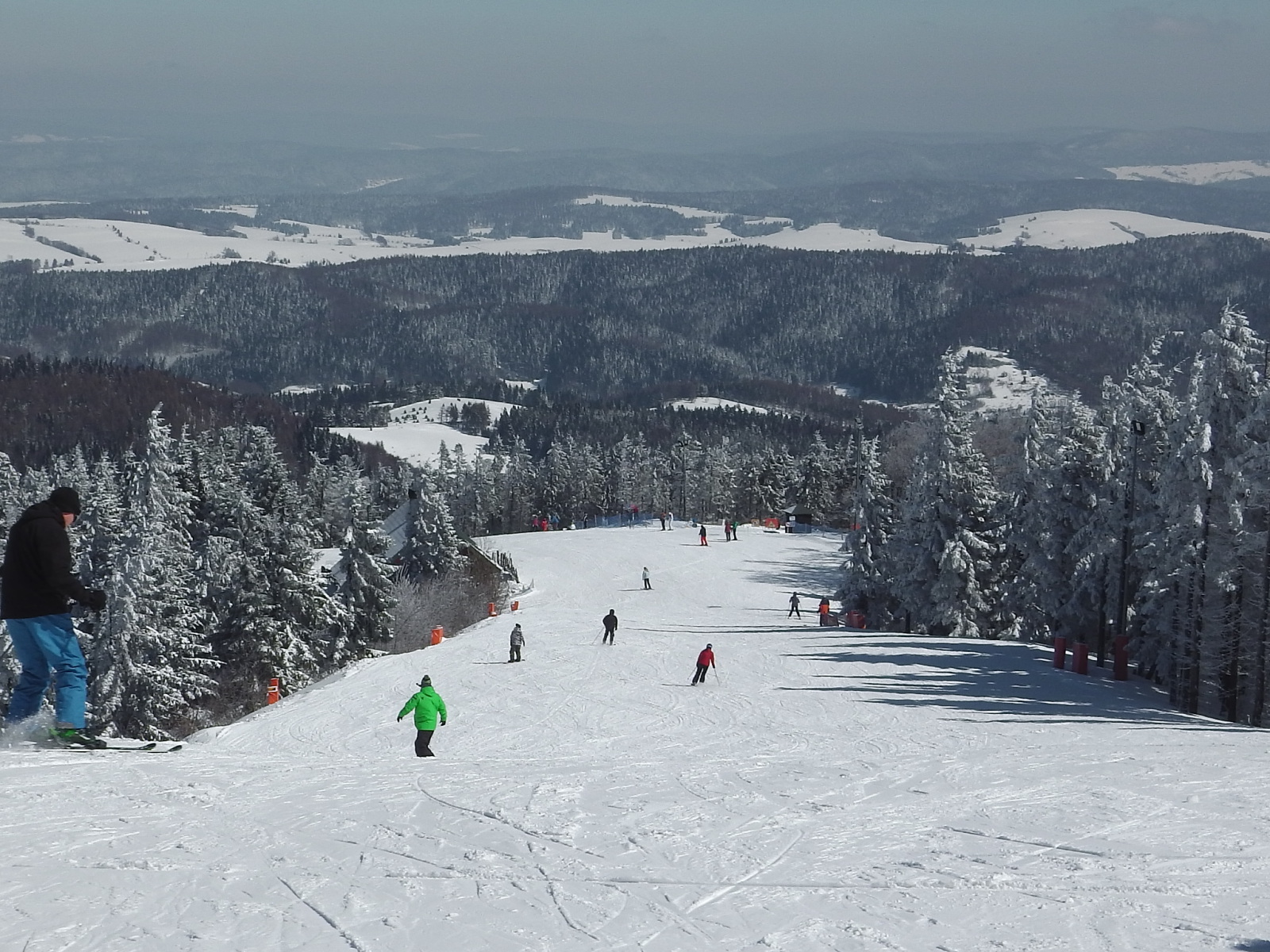 A kék pálya teteje