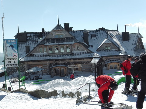 Lengyel hütte a csúcson