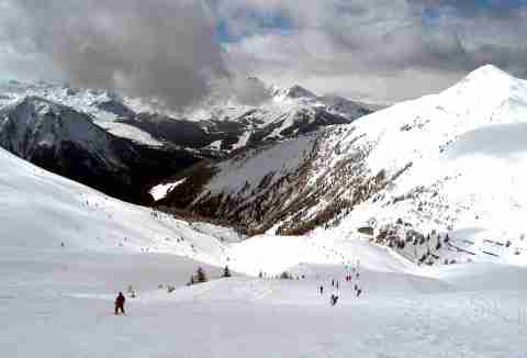 Visszafelé Belle Plagne-ből