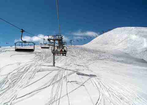 Bajolin liften a Dos Rond felé