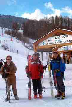 Coches határából visszafordultunk a laza és kissé hóhiányos pályák miatt
