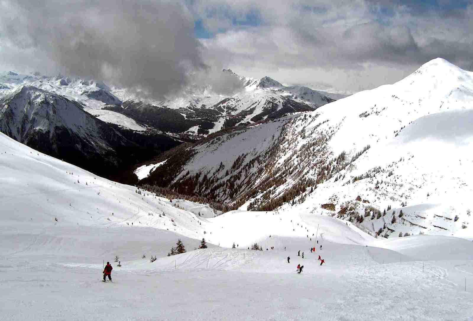 Visszafelé Belle Plagne-ből