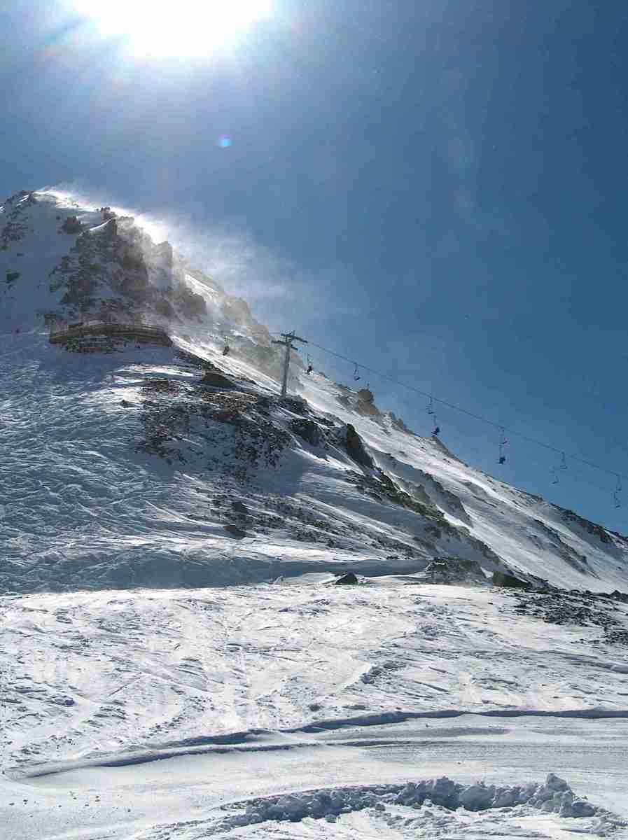 Gleccserre vivő felvonó