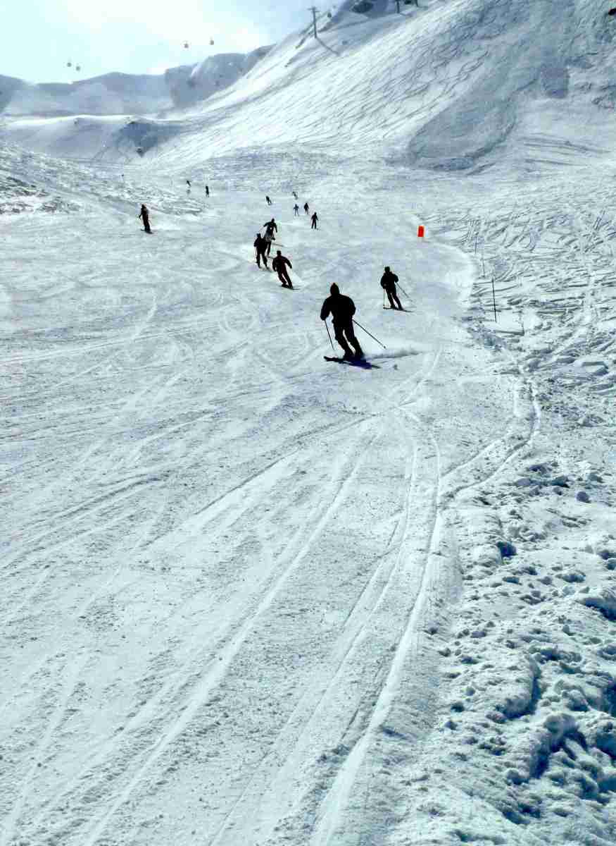 Pálya a Chiaupe hágó alatt