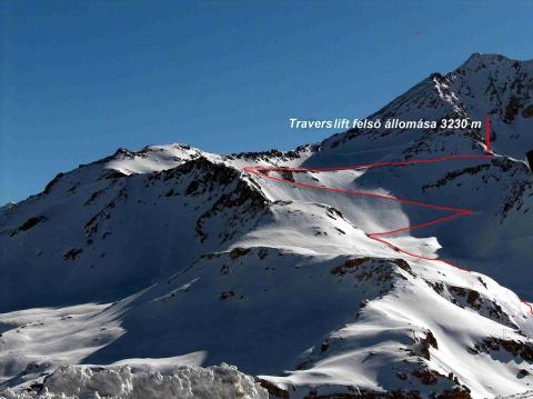 Levezető pálya szakasza