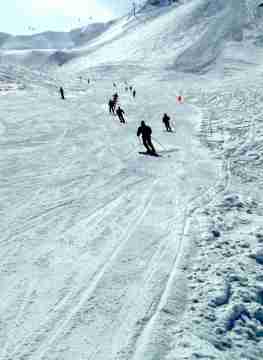 Pálya a Chiaupe hágó alatt