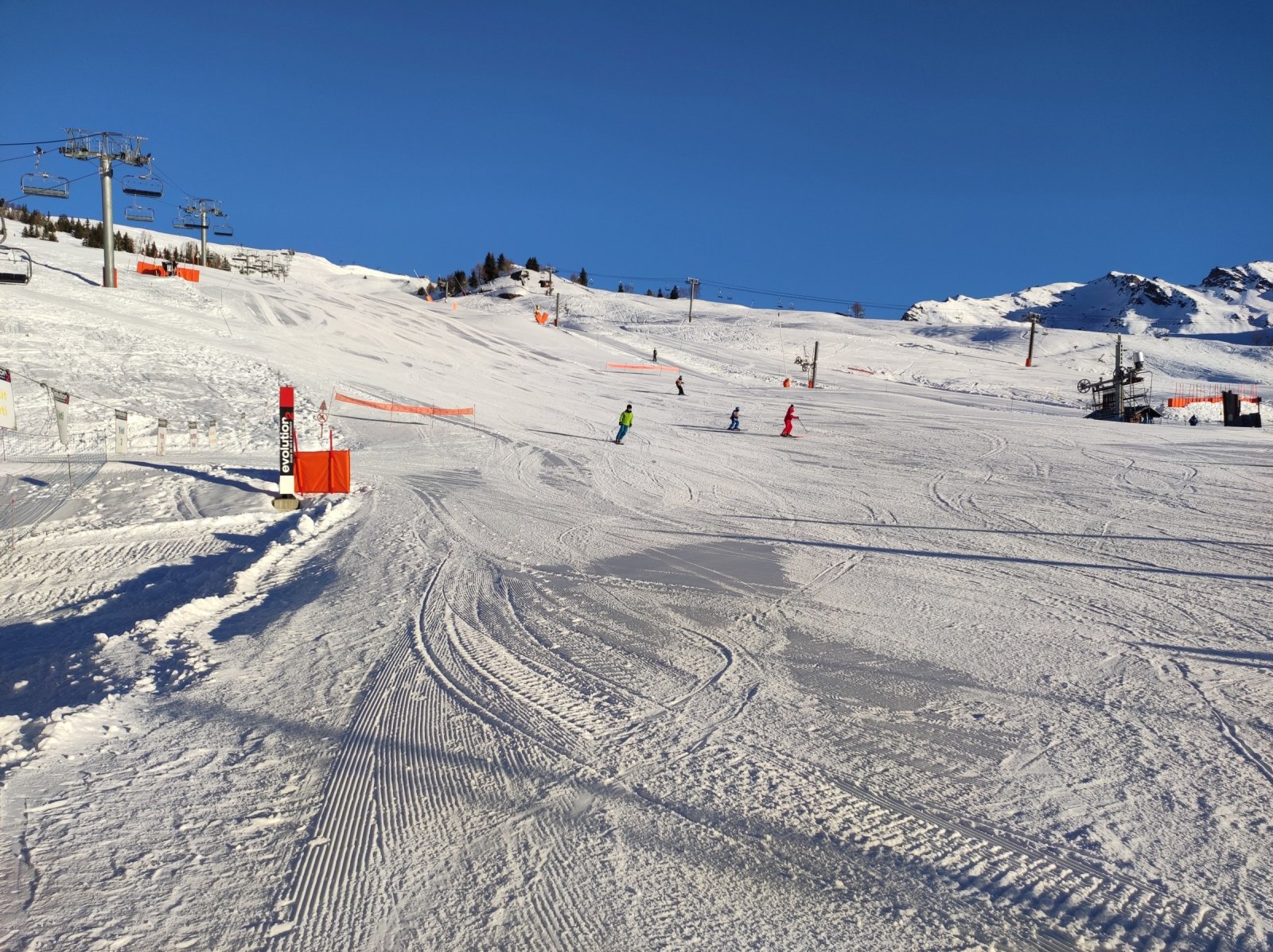 Les Eucherts, a Gelinotte pálya alja