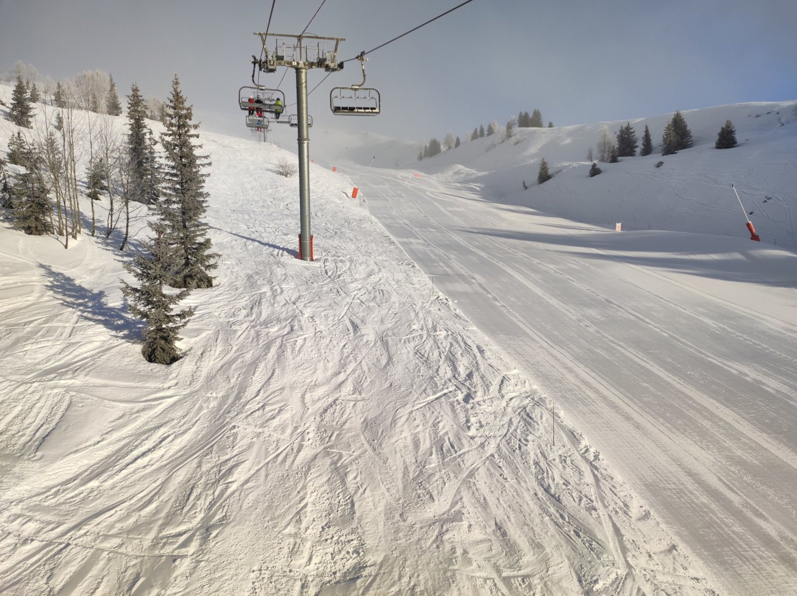 A Gelinotte pálya az Eucherts felvonóból