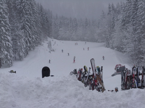 egy Blick a hüttéből