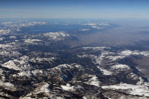 Lake Tahoe felülről