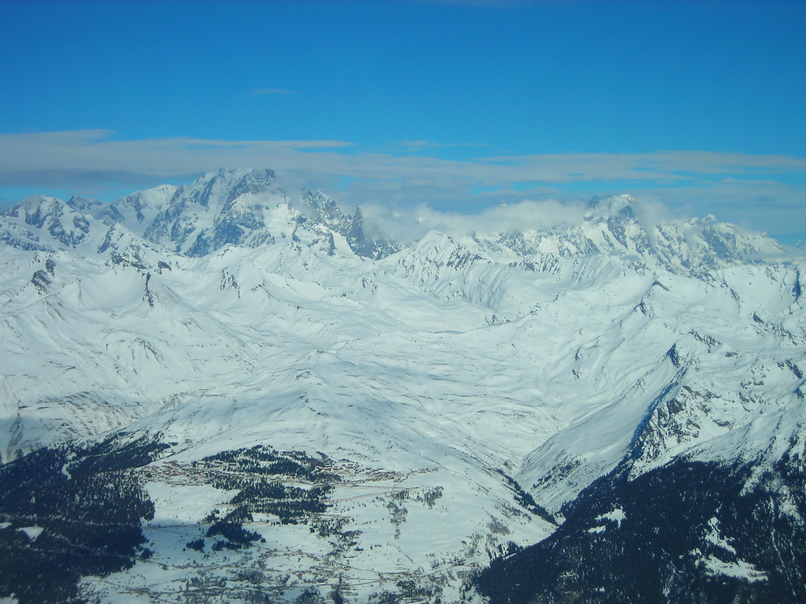 Kilátás a Roche De Mio felvonóból