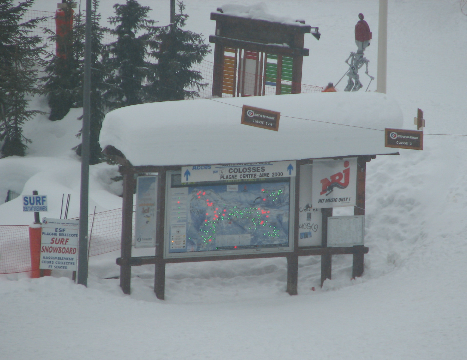 Ekkor már lezárt pályák is voltak