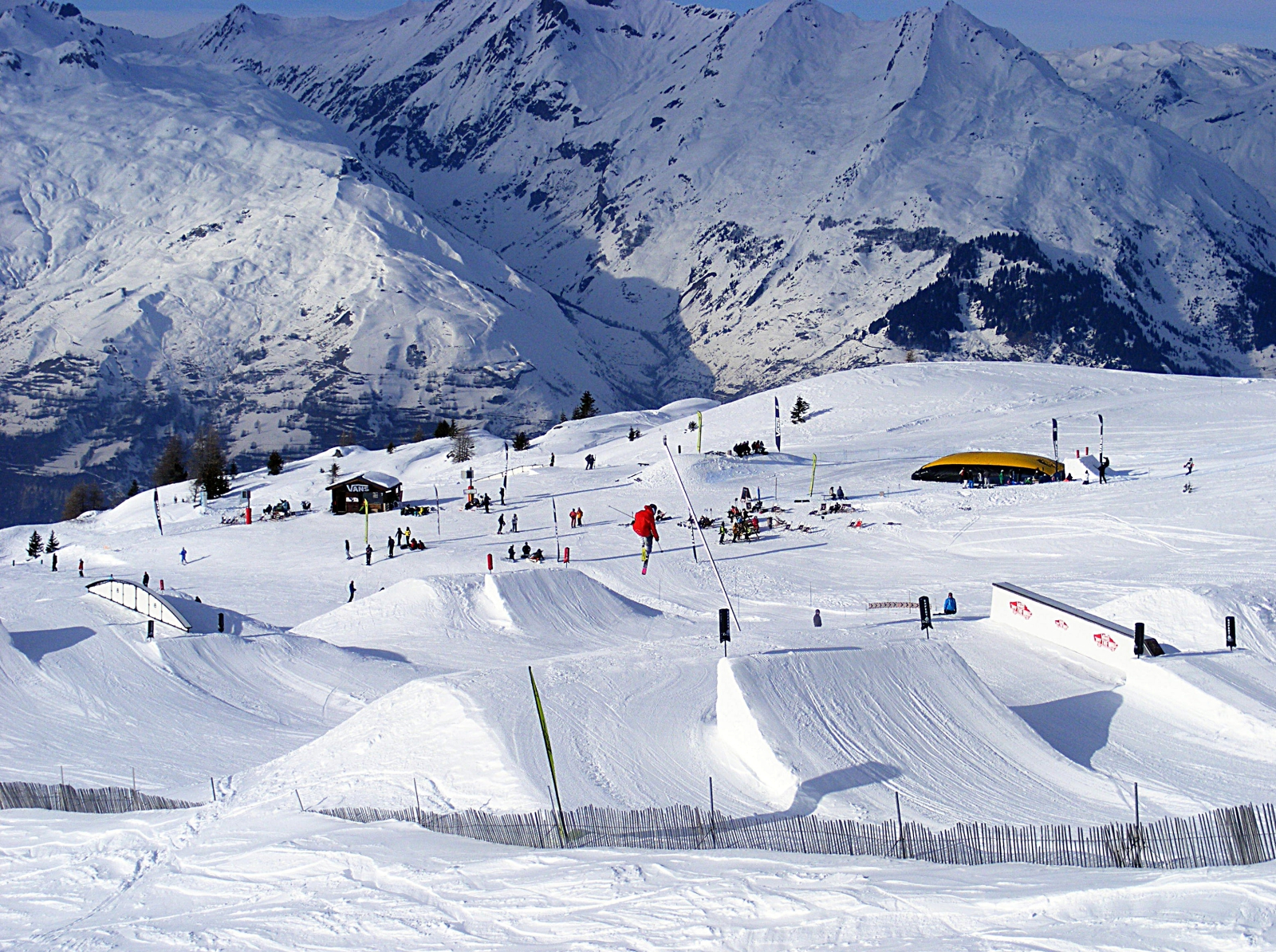 Snow-park a L'Arpette alatt