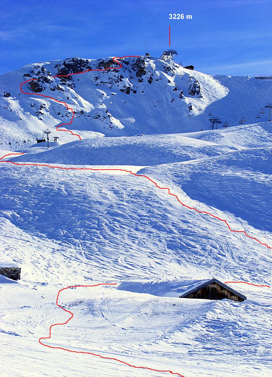 Levezető pálya nyomvonala