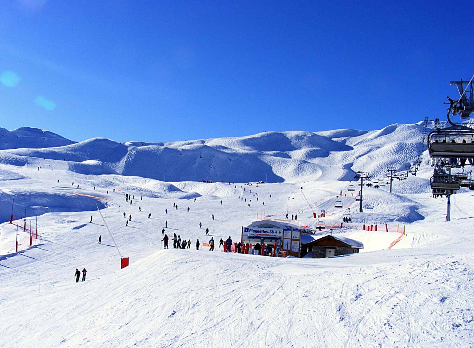 A lejövő pályák részlete