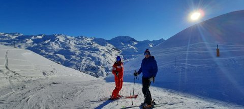 Élmény volt a reggeli lesiklás az 5 km-es pályán