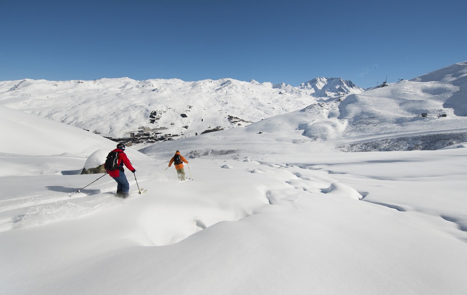 Freeride lesiklás Les Menuires felé. | Fotó: P. Lebeau