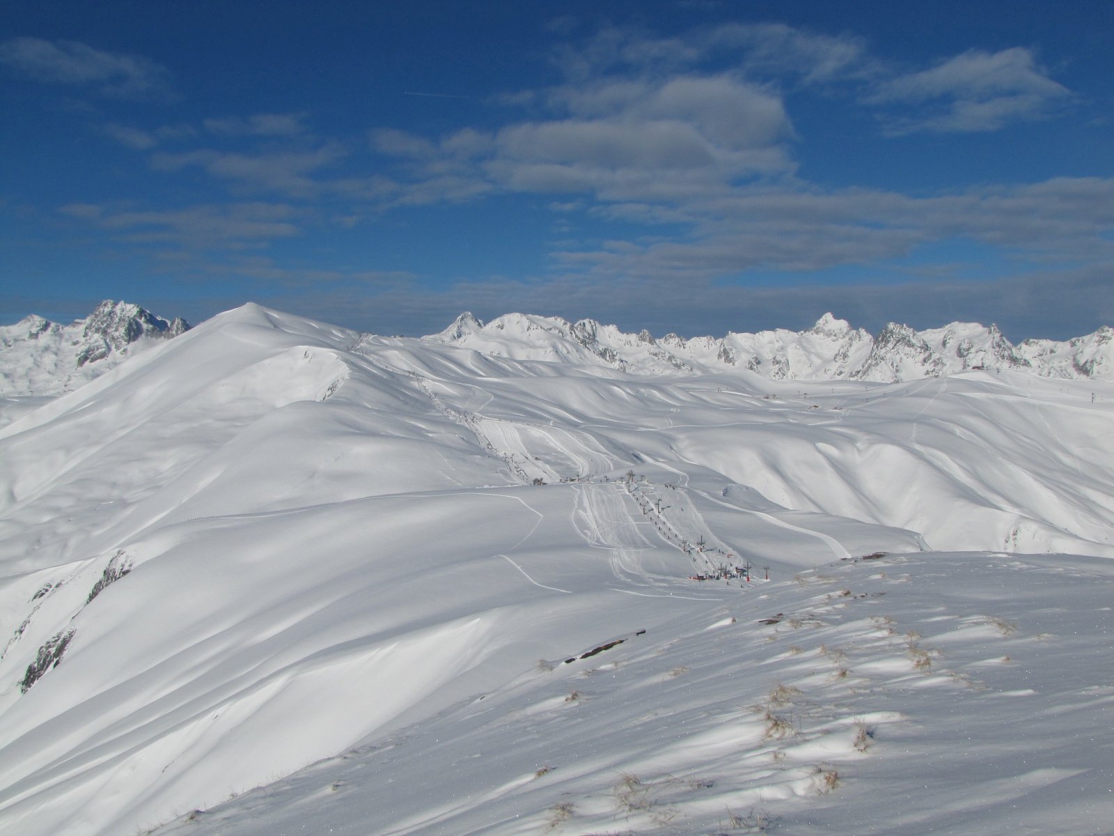 Kilátás a Pointe du Corbier csúcsról