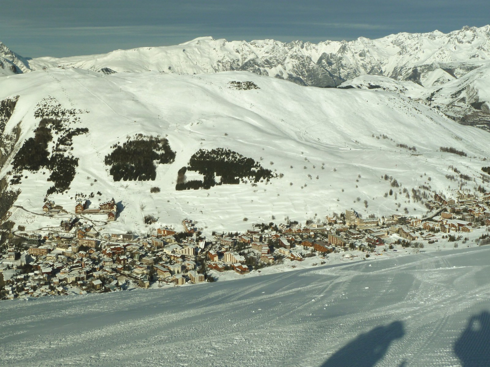 Kilátás Les 2 Alpes -ra