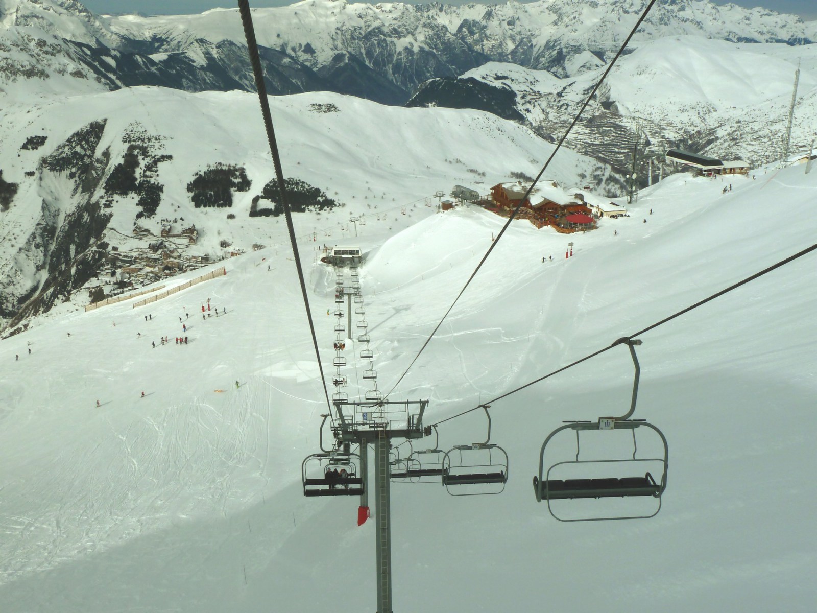 Visszatekintés a Super Diable felvonóról