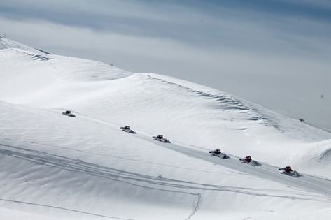 Elkezdődött a sípályák ratrakolása - fotó: facebook