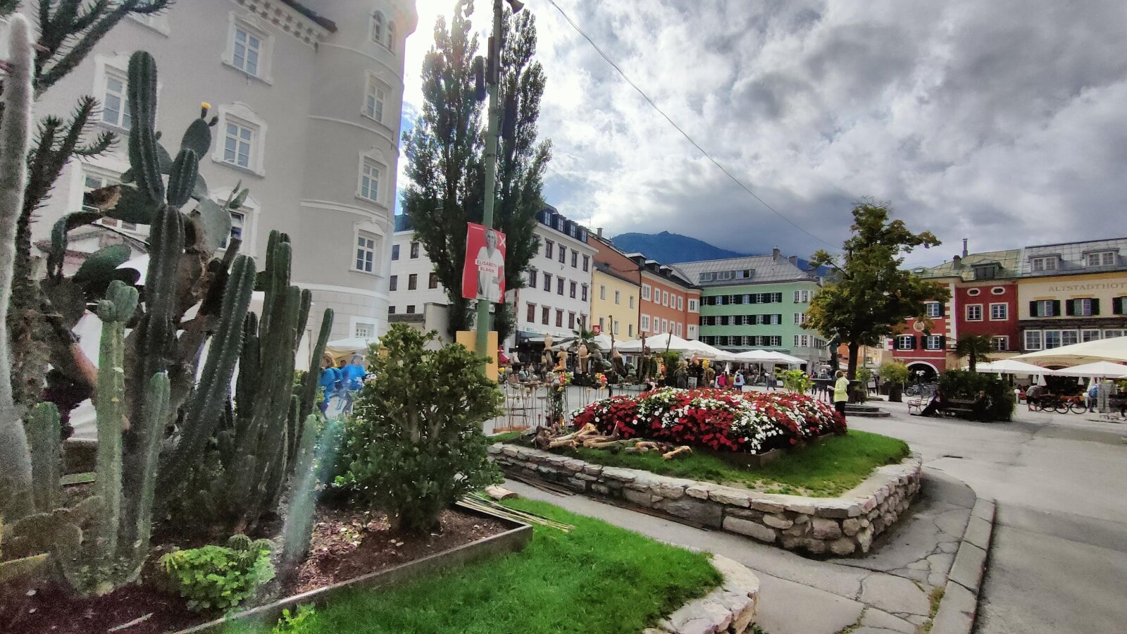 Lienz mediterrán hangulatú belvárosa