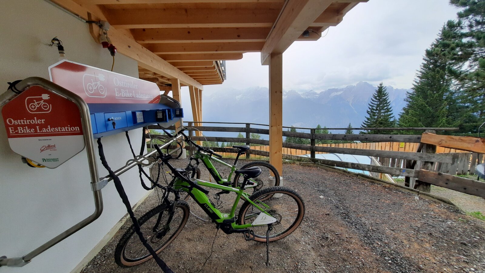 Ebike töltőállomás a Zettersfelden