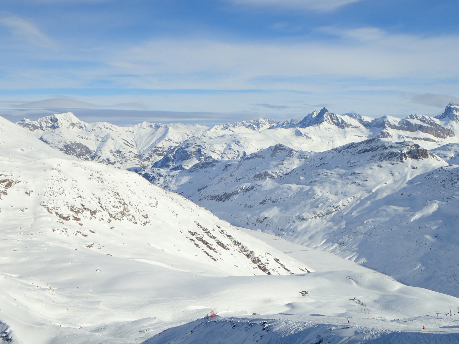 Kilátás a Lago di Lei irányába.