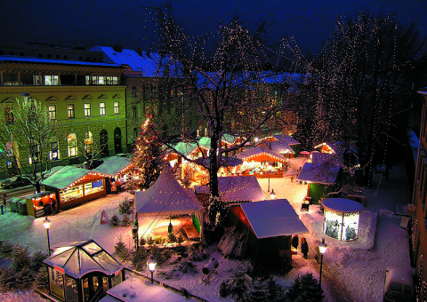 Karácsonyi vásár Leoben városában