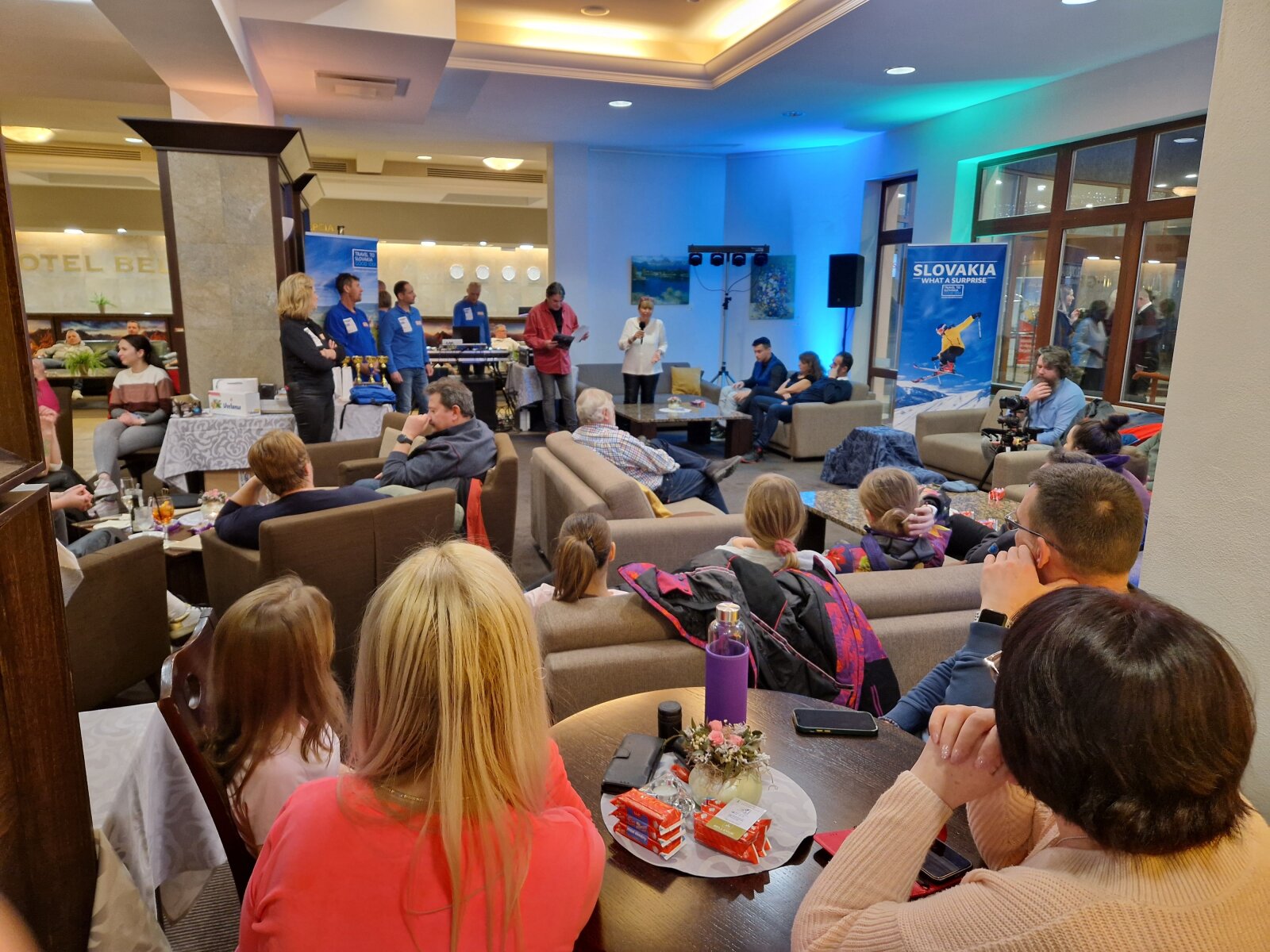 A Tour'd a Havat verseny eredményhirdetése a Hotel Bellevue-ben