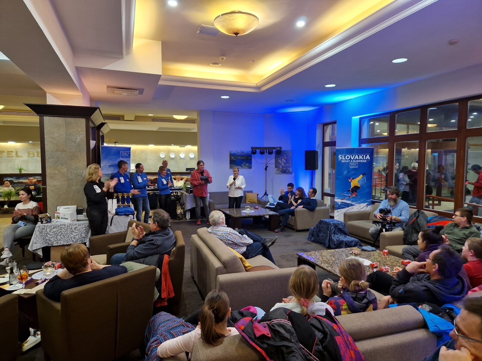 A Tour'd a Havat verseny eredményhirdetése a Hotel Bellevue-ben