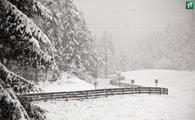Télies útviszonyok a magasabb hegyi utakon Fotó: TT - Kattints a képre a nagyításhoz