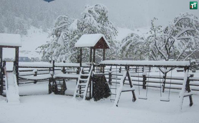 Januári hangulat a tiroli völgyekben Fotó: TT - Kattints a képre a nagyításhoz