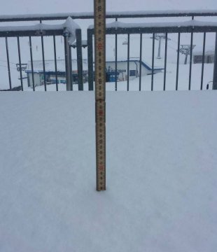 40 cm hó a Stubai gleccseren - Fotó: Lifttársaság