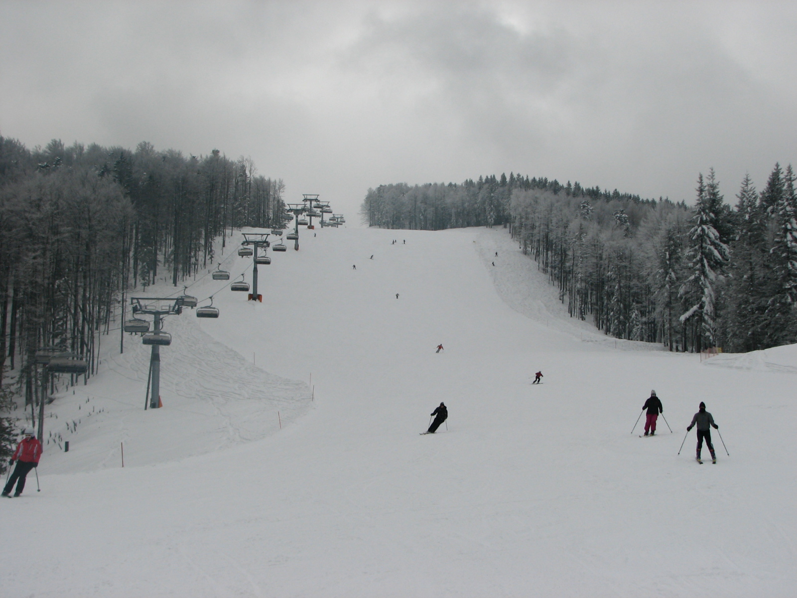 Areh - Pisker melletti piros pálya alsószakasz