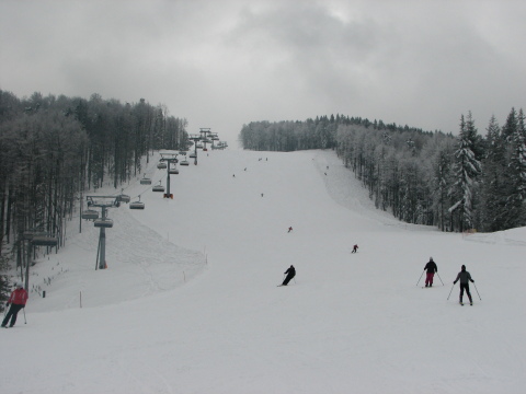 Areh - Pisker melletti piros pálya alsószakasz