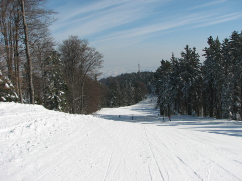 A Stolp ülőlift kék pályája