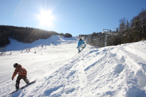 A 23-as pálya és a Pisker II ülőlift